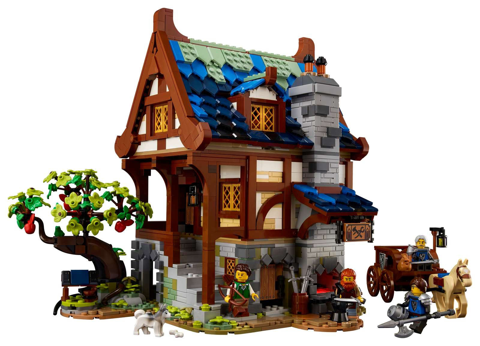 LEGO mittelalterliche Schmiede