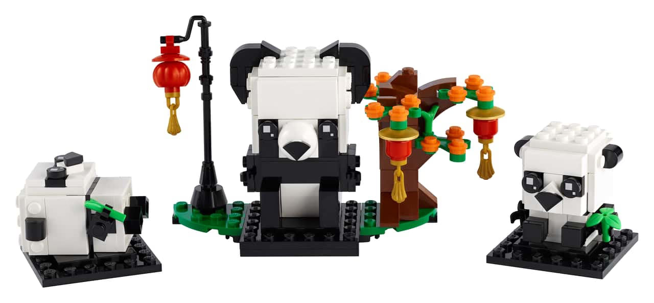 LEGO Pandas fürs Chinesische Neujahrsfest