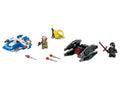 LEGO A-Wing vs. TIE Silencer Microfighters