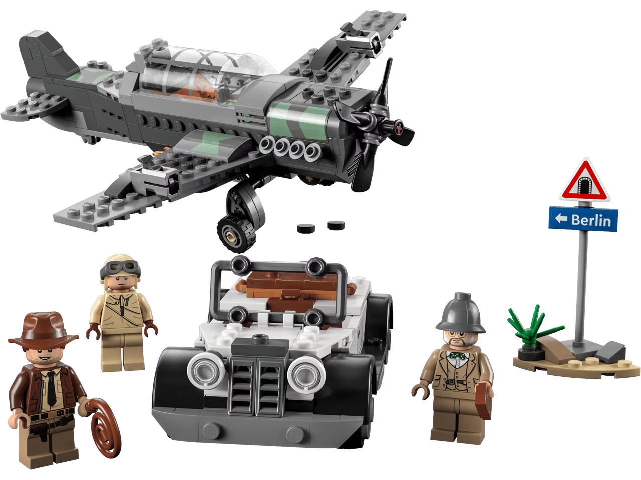 LEGO Flucht vor dem Jagdflugzeug