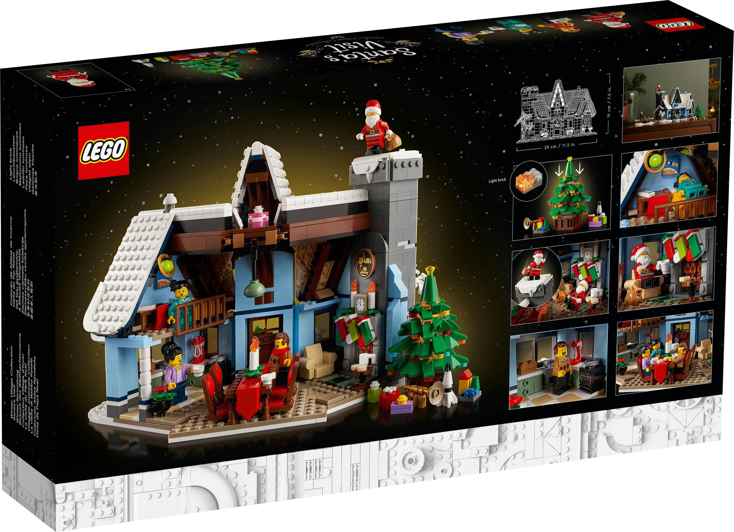 LEGO Icons 10293 Besuch des Weihnachtsmanns