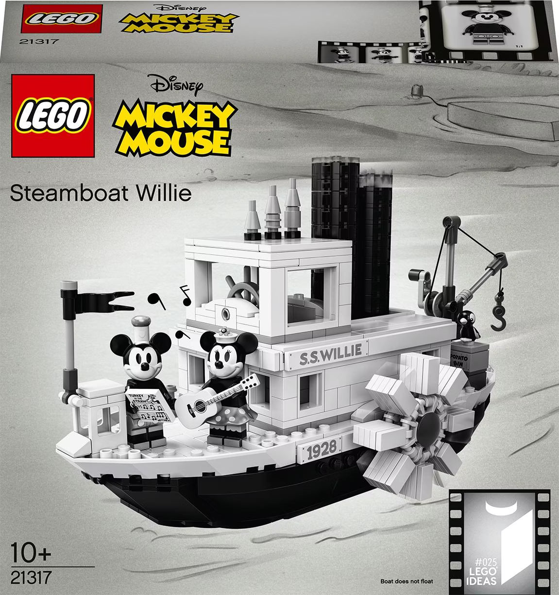 Lego Ideas 21317 Steamboat Willie