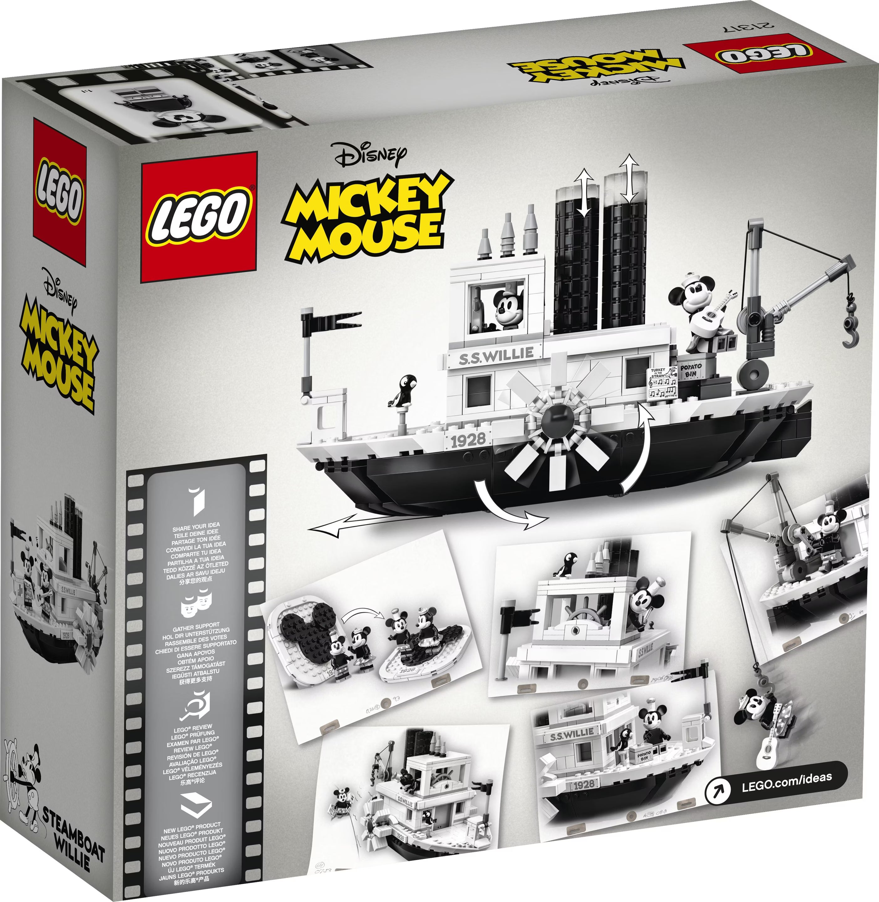 Lego Ideas 21317 Steamboat Willie