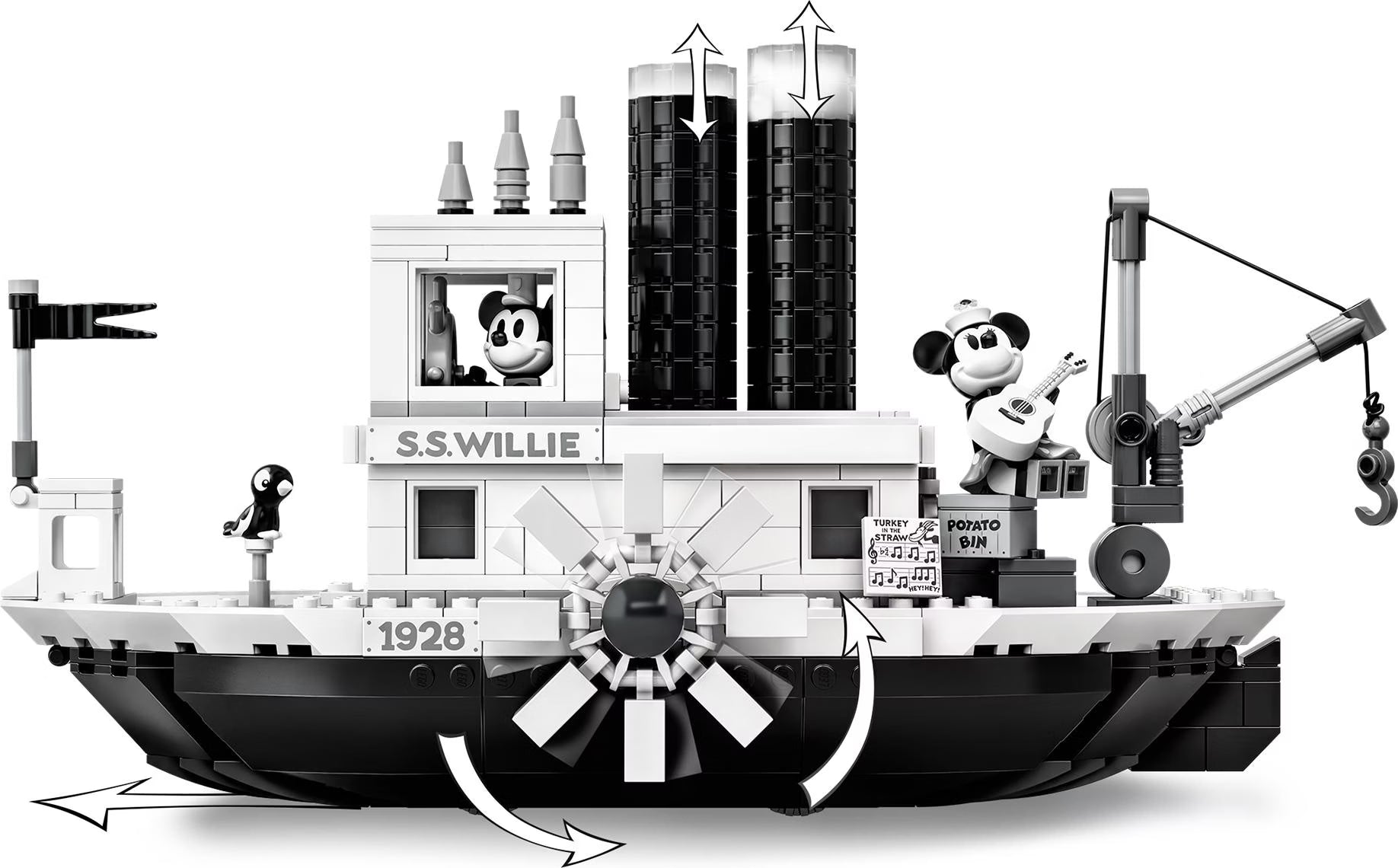 Lego Ideas 21317 Steamboat Willie
