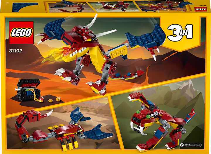 LEGO Creator 3-in-1 31102 Feuerdrache