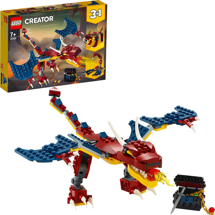 LEGO Creator 3-in-1 31102 Feuerdrache