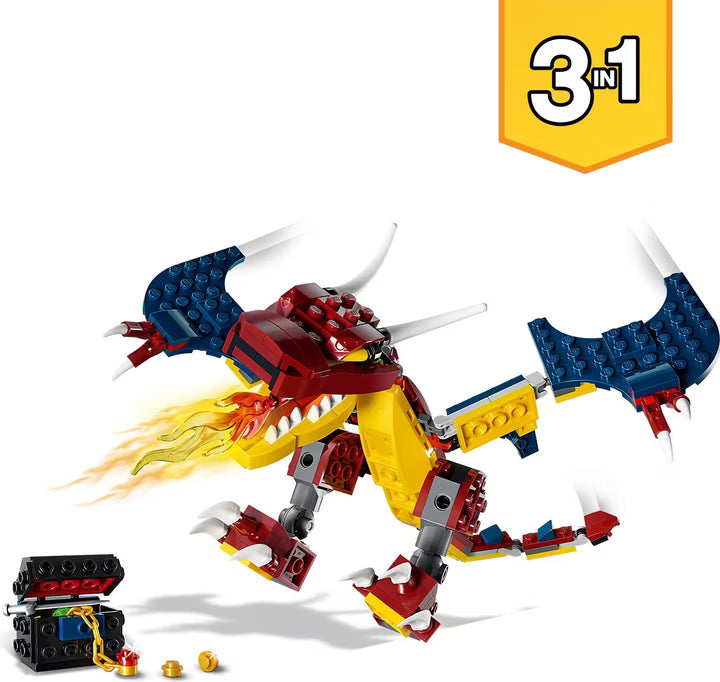 LEGO Creator 3-in-1 31102 Feuerdrache
