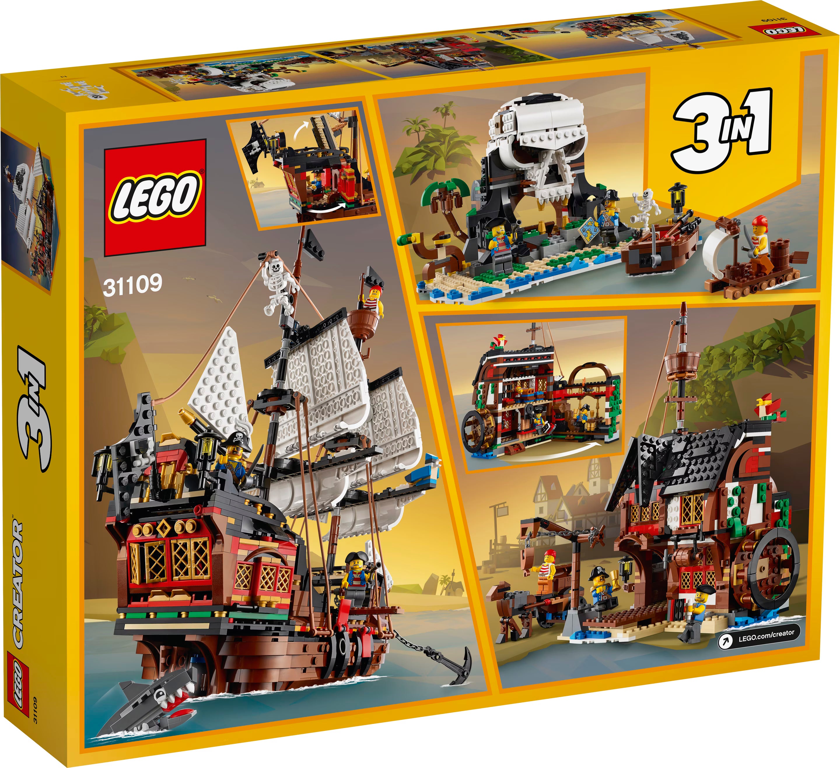 LEGO Creator 3-in-1 31109 Piratenschiff