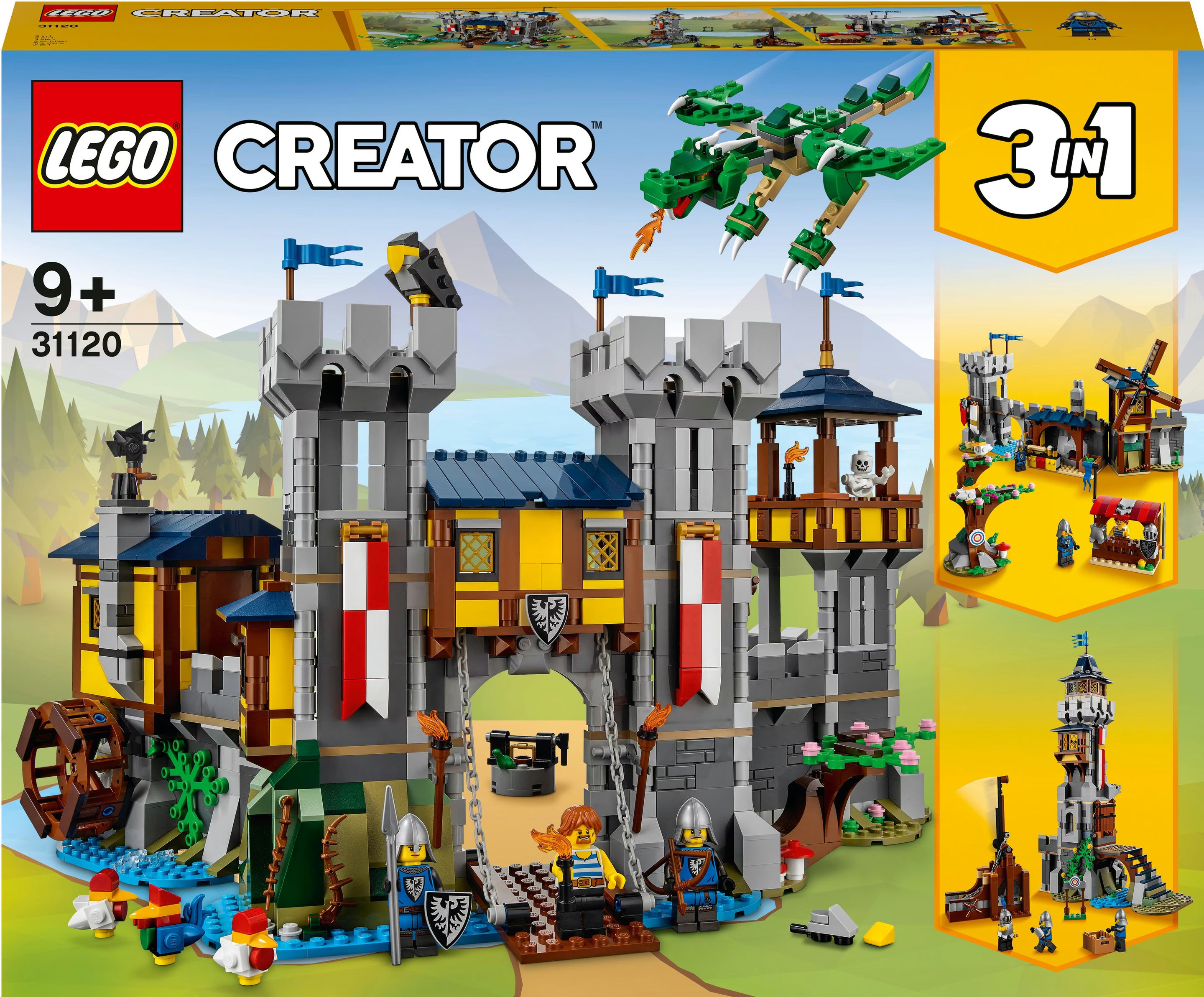 LEGO Creator 3-in-1 31120 Mittelalterliche Burg