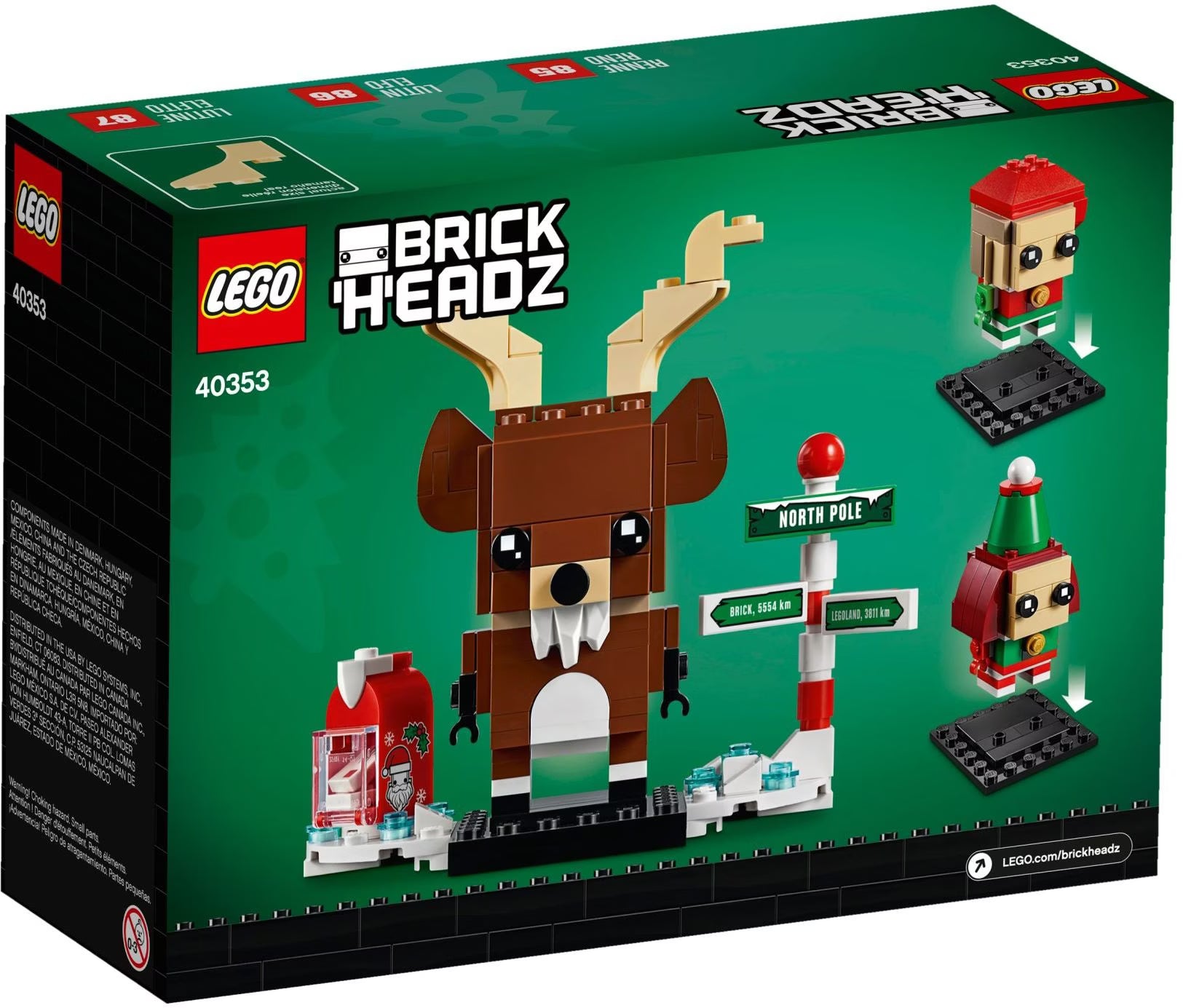 LEGO BrickHeadz™ 40353 Rentier und Elfen