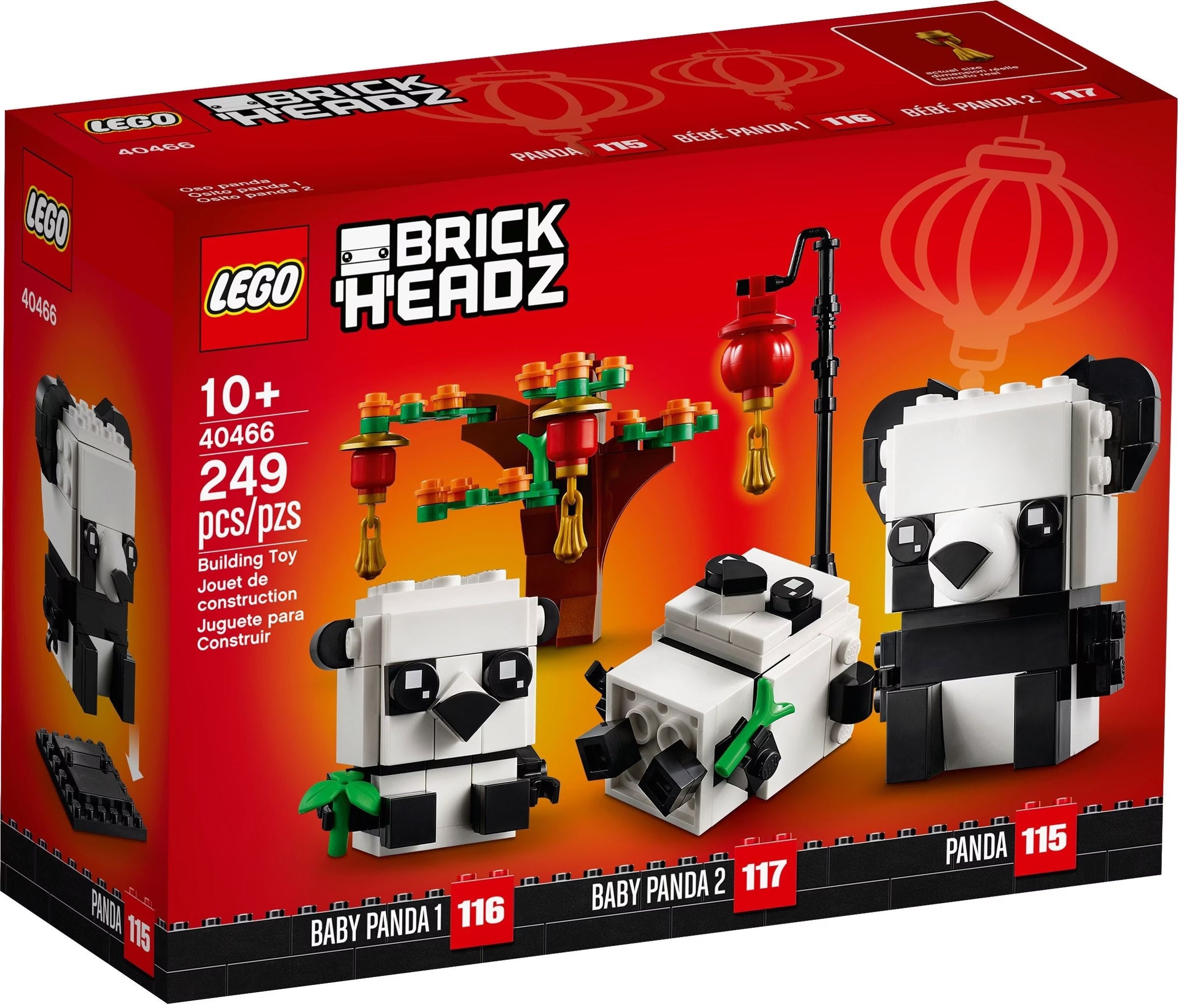 LEGO BrickHeadz™ 40466 Pandas fürs Chinesische Neujahrsfest