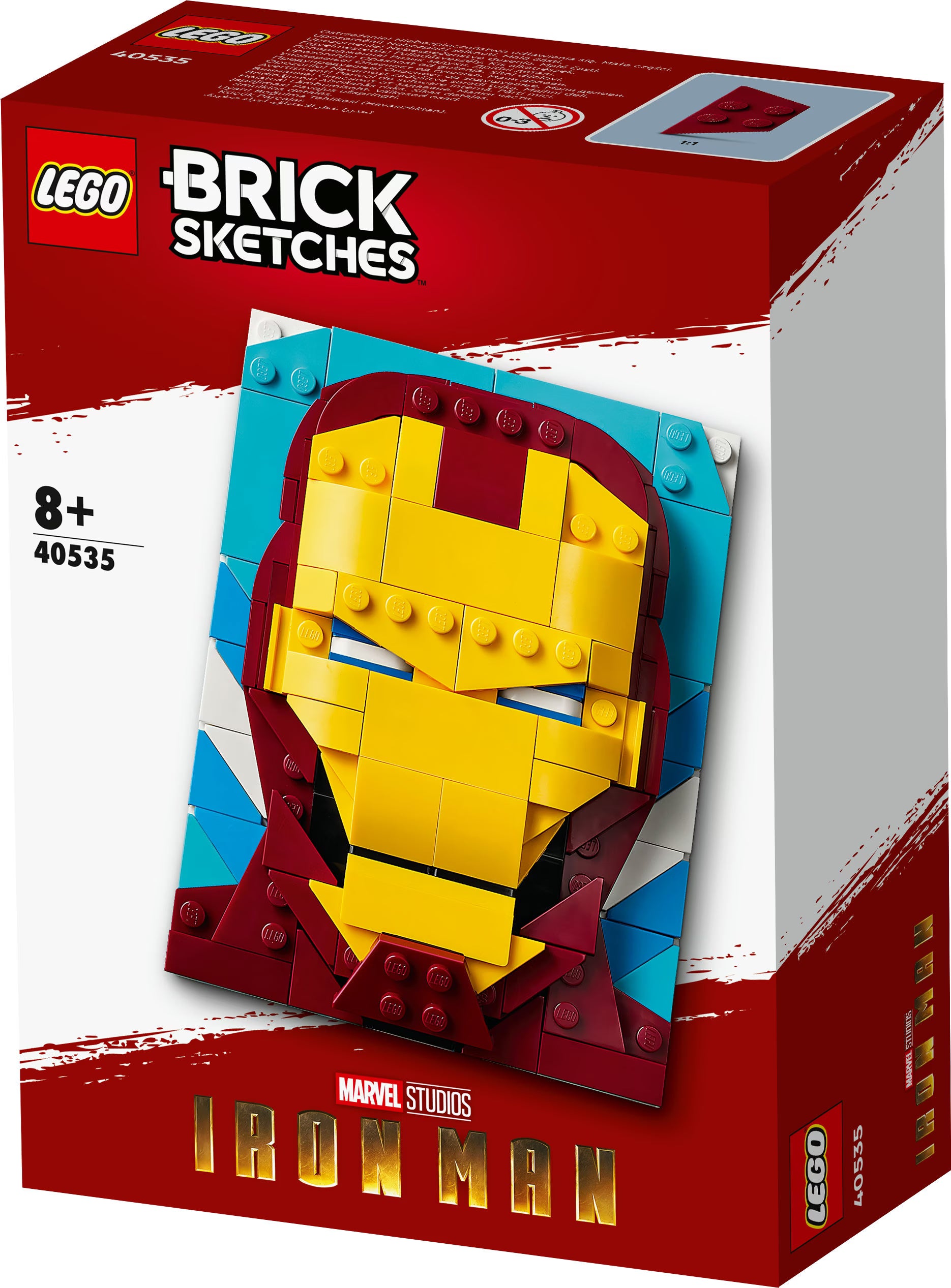 LEGO Brick Sketches™ 40535 Iron Man