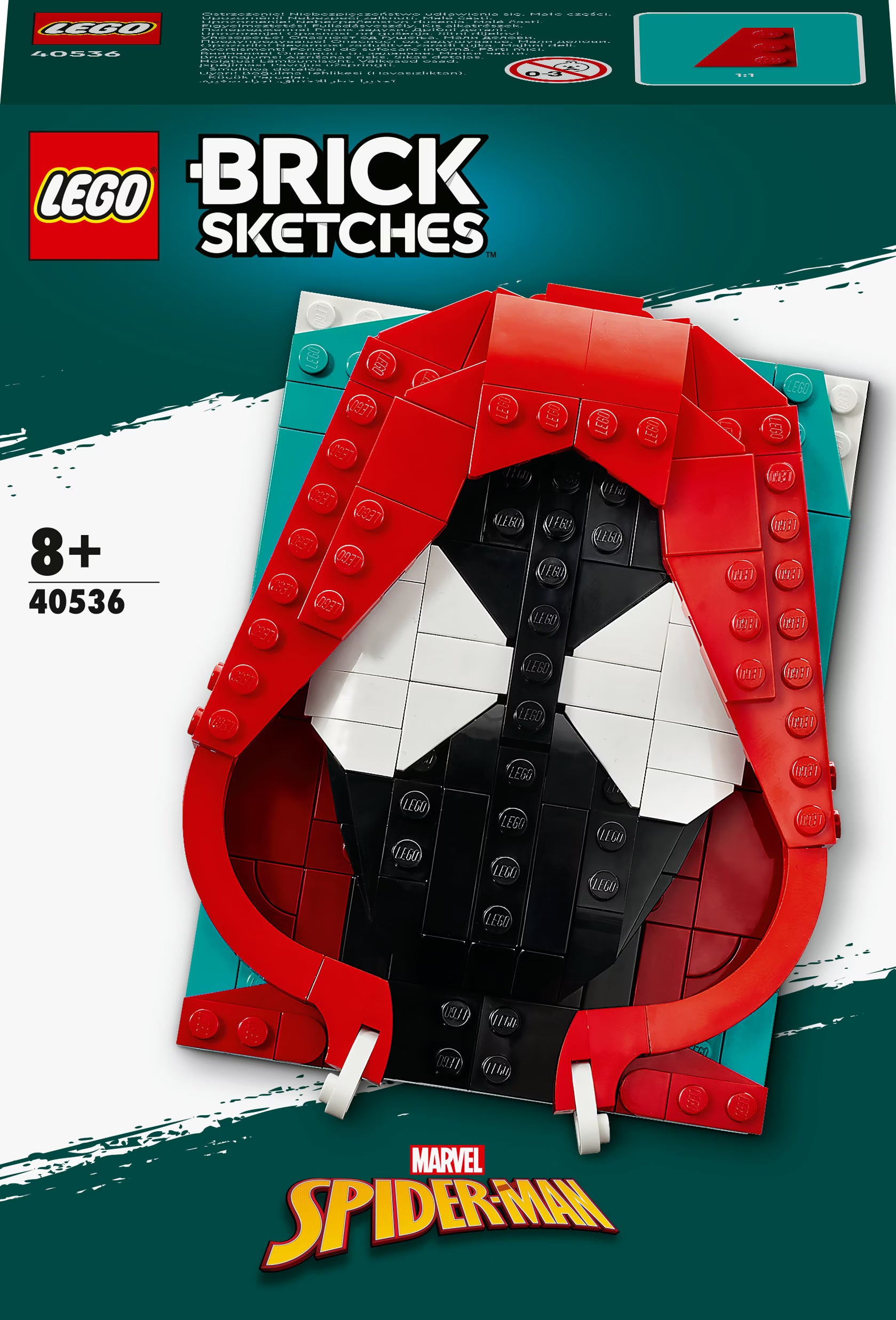 LEGO Brick Sketches™ 40536 Miles Morales