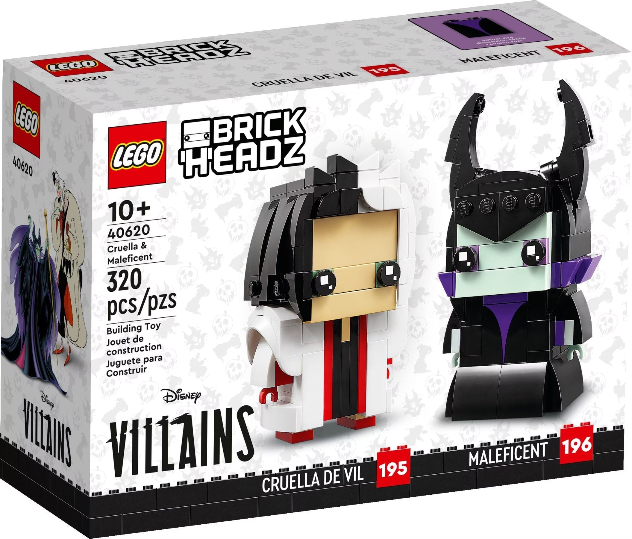 LEGO BrickHeadz™ 40620 Cruella und Maleficent
