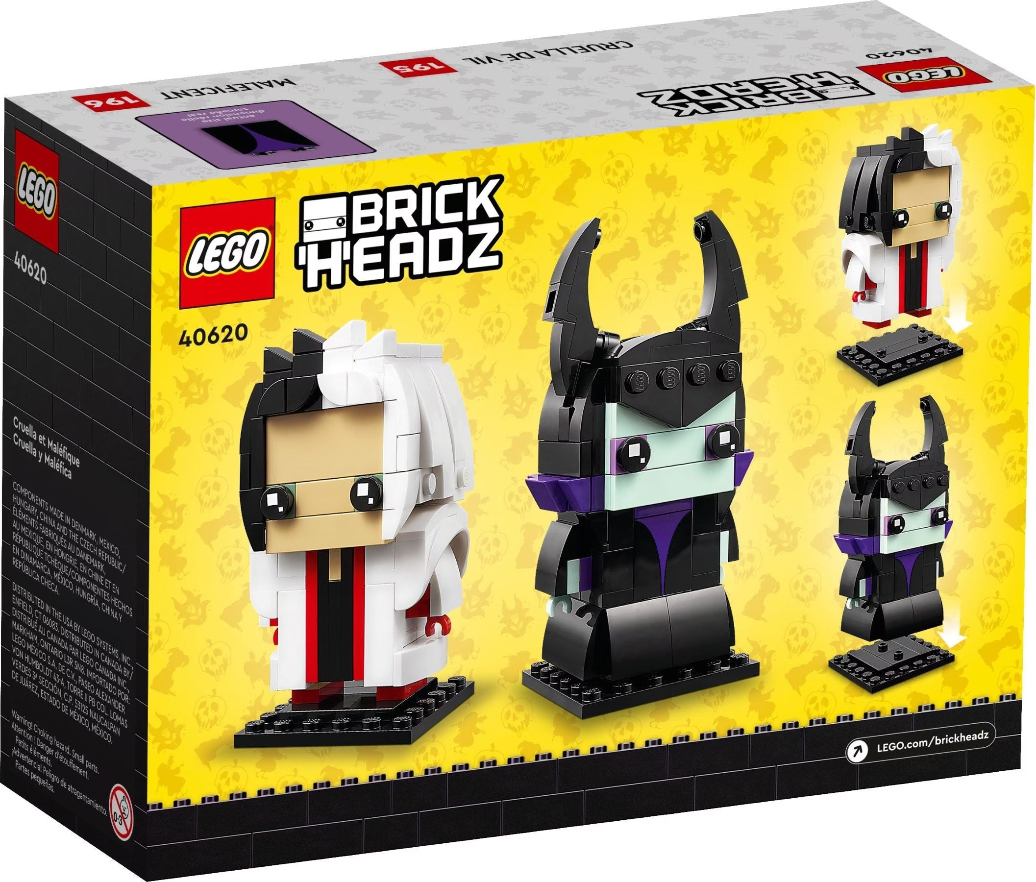 LEGO BrickHeadz™ 40620 Cruella und Maleficent