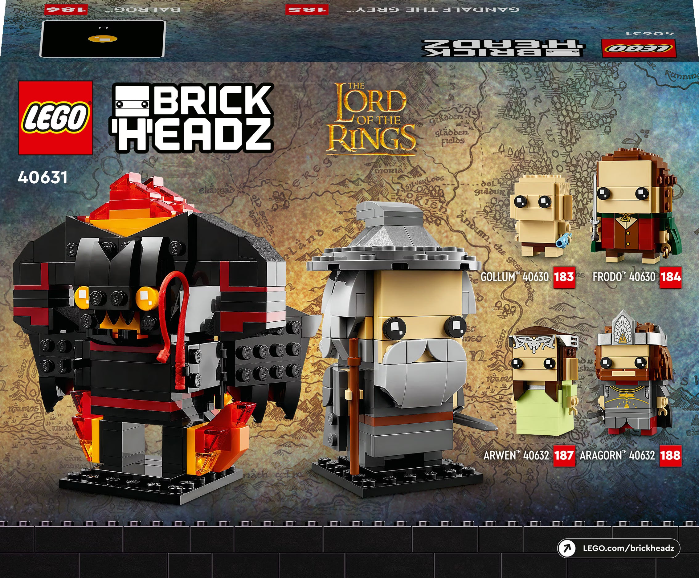 LEGO BrickHeadz™ 40631 Gandalf der Graue und Balrog
