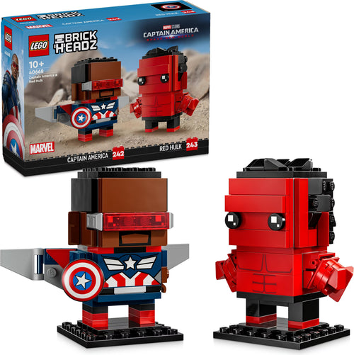 LEGO BrickHeadz™ 40668 Captain America & Red Hulk