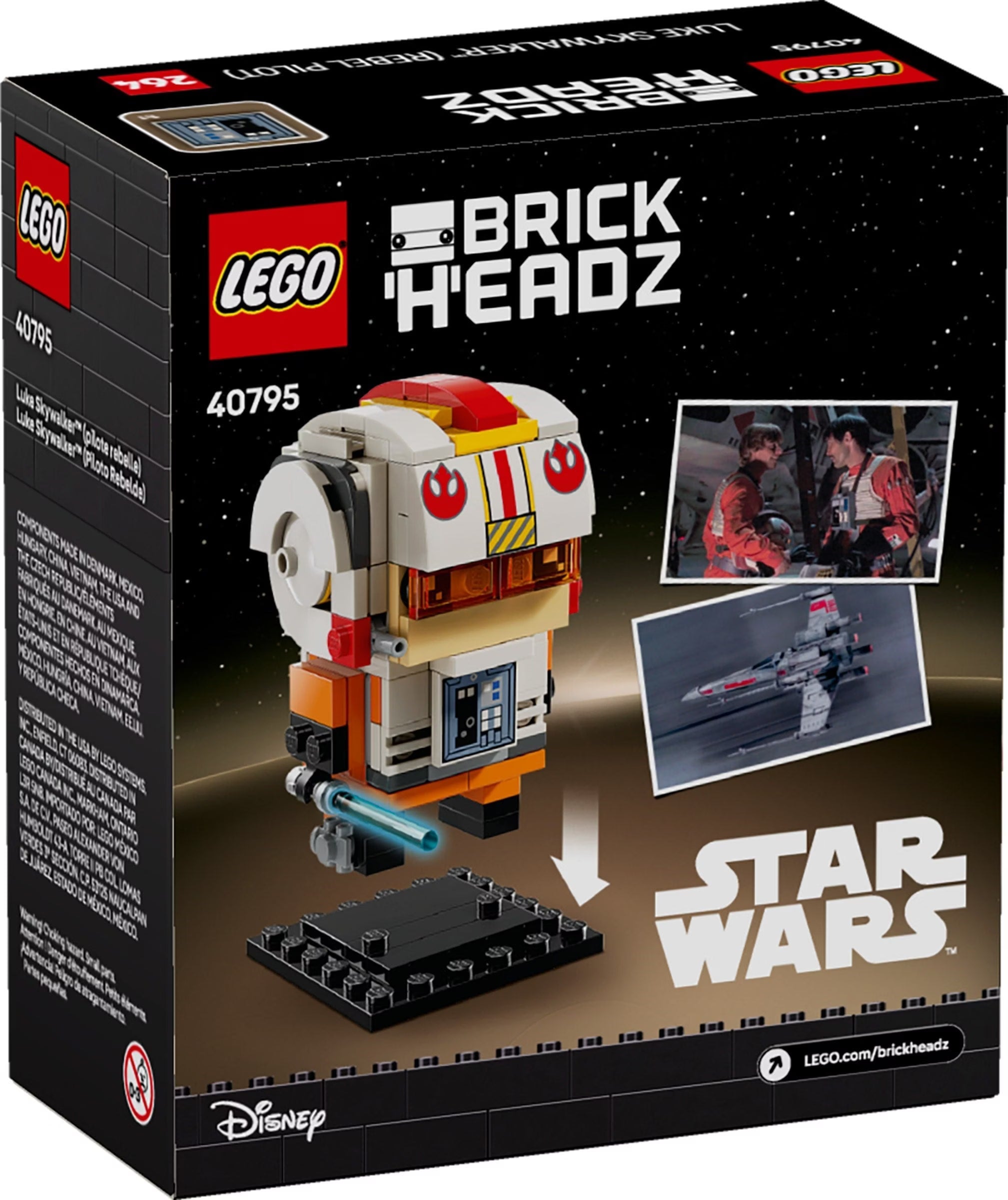 LEGO BrickHeadz™ 40795 Luke Skywalker (Rebellenpilot)