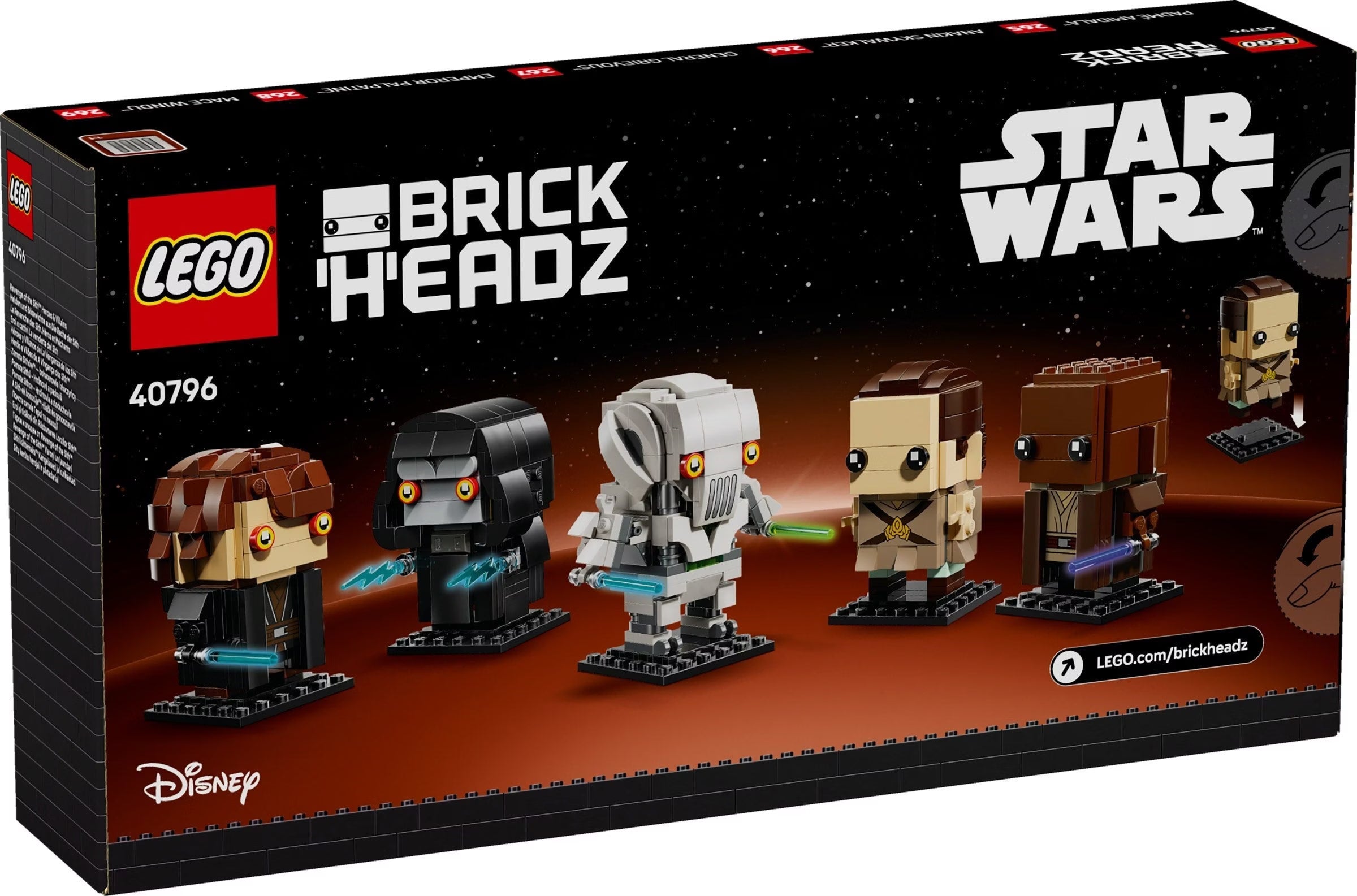 LEGO BrickHeadz™ 40796 Helden und Bösewichte aus Die Rache der Sith