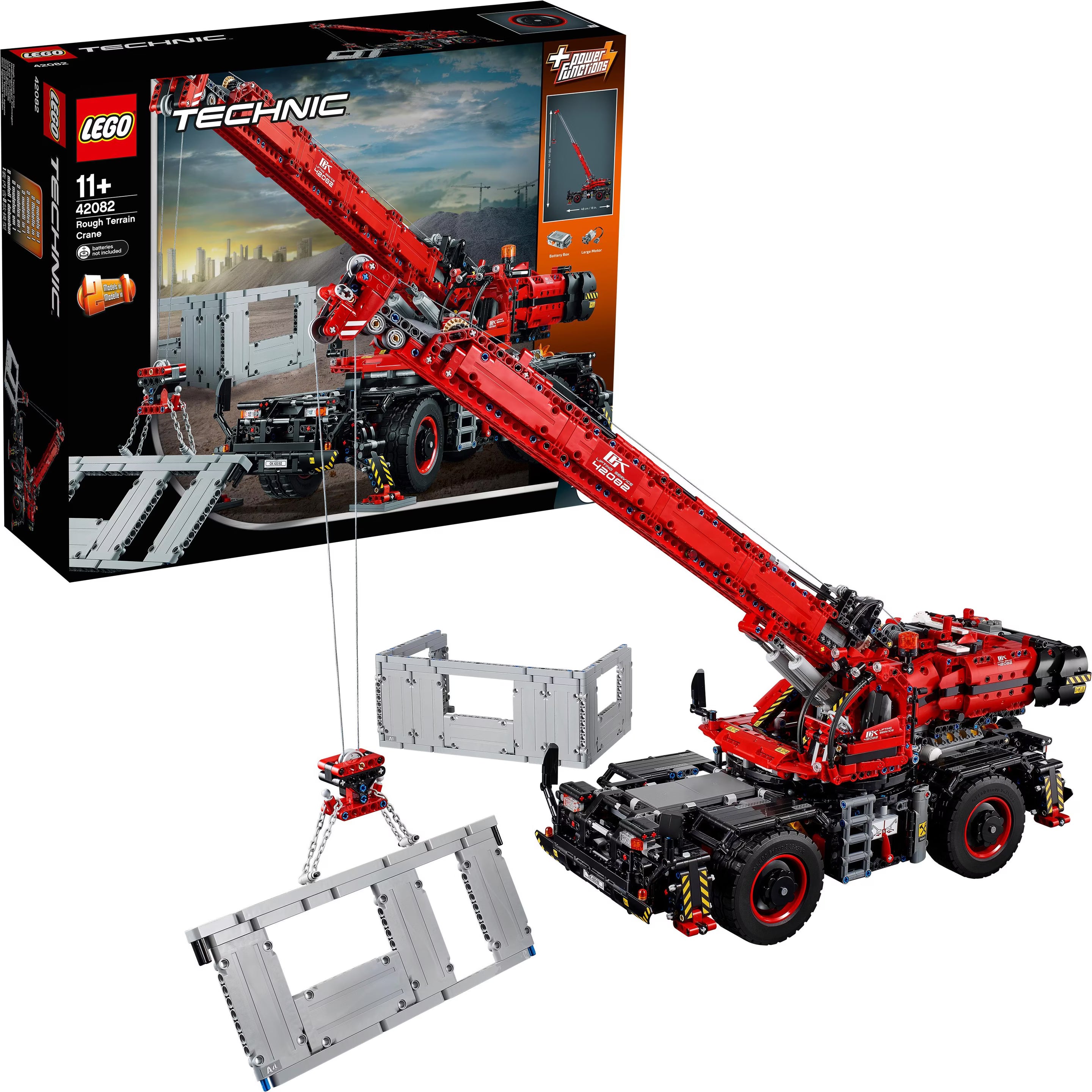 LEGO Technic 42082 Geländegängiger Kranwagen