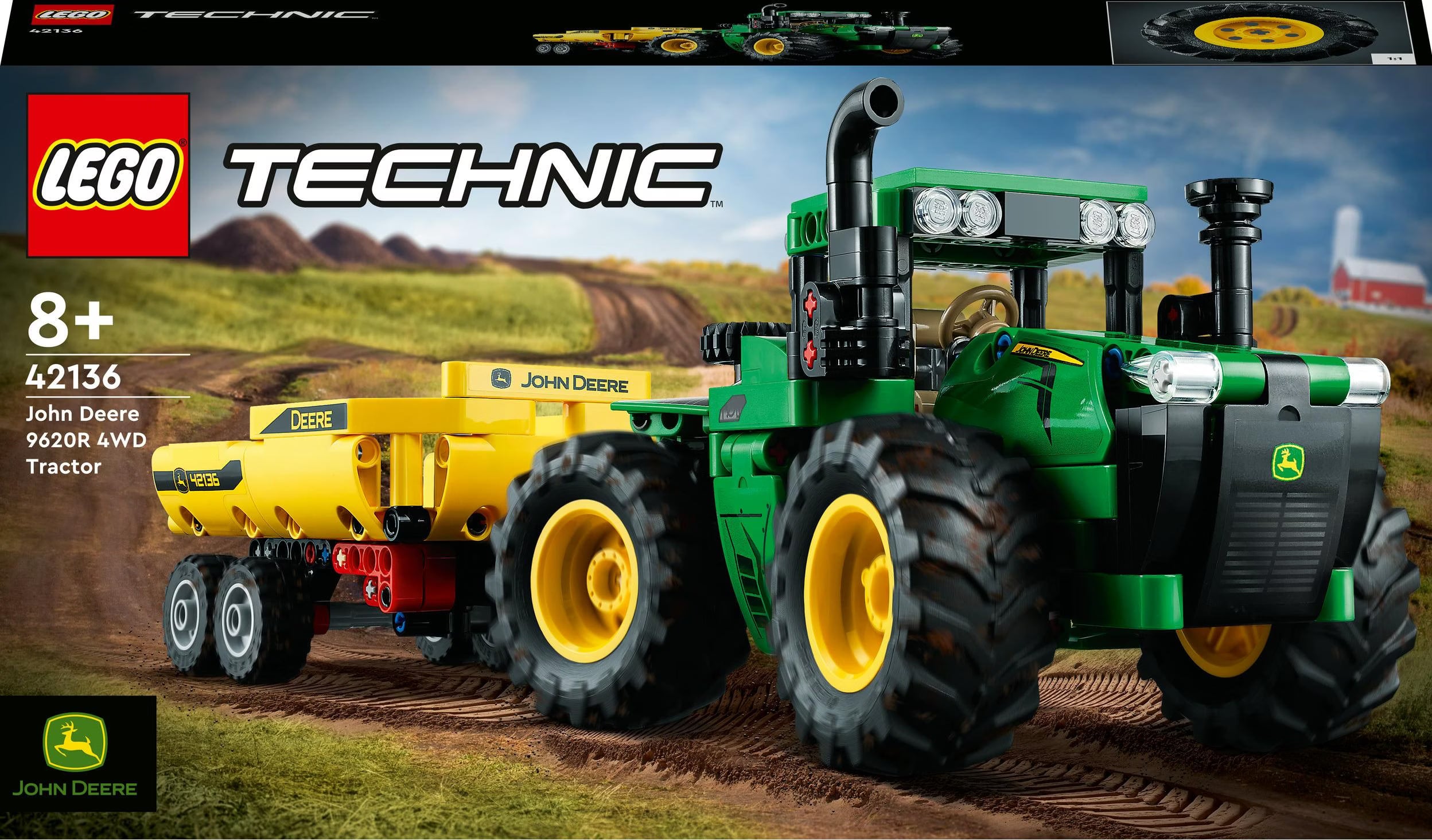 LEGO Technic 42136 John Deere 9620R 4WD Traktor