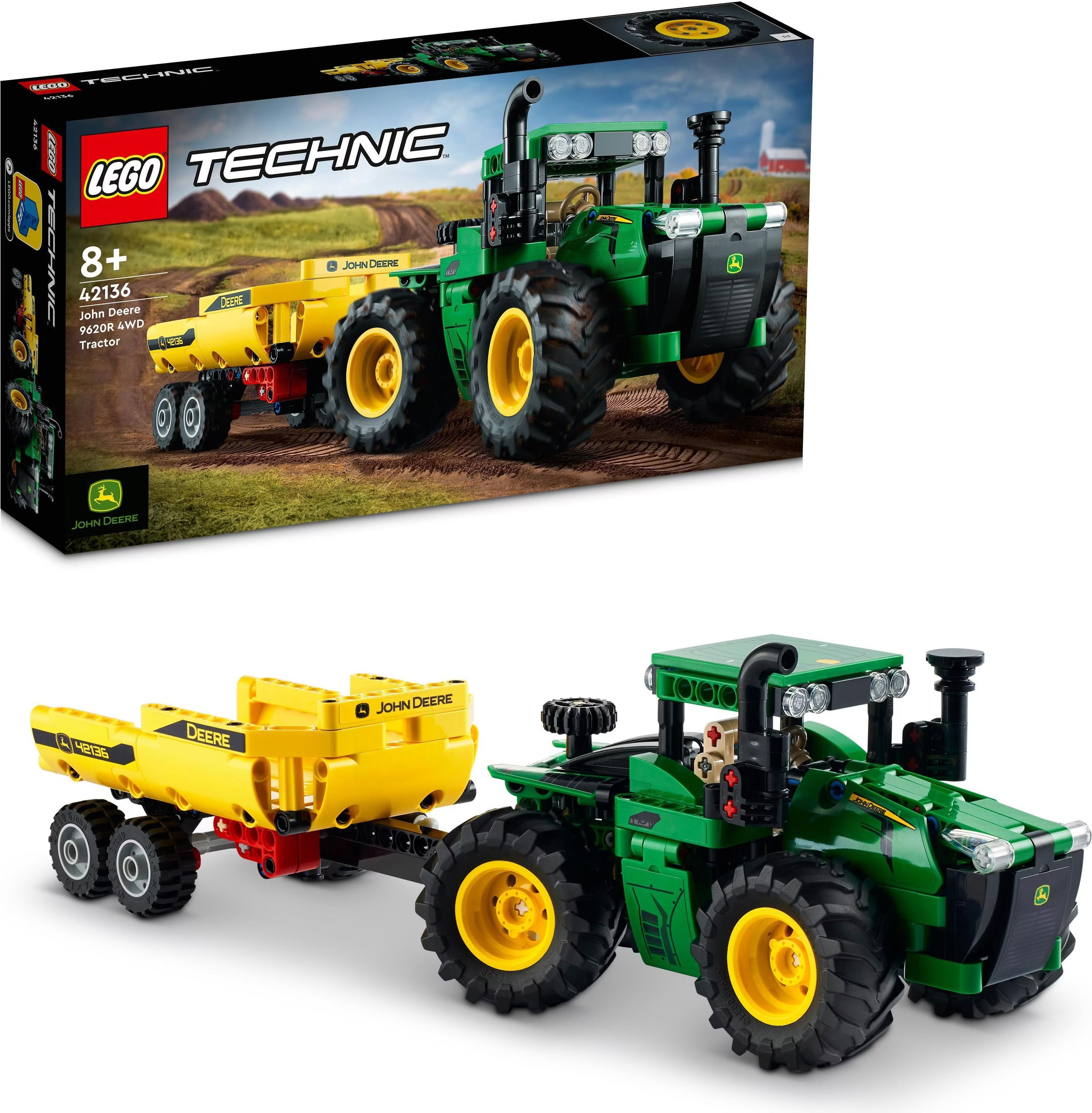 LEGO Technic 42136 John Deere 9620R 4WD Traktor