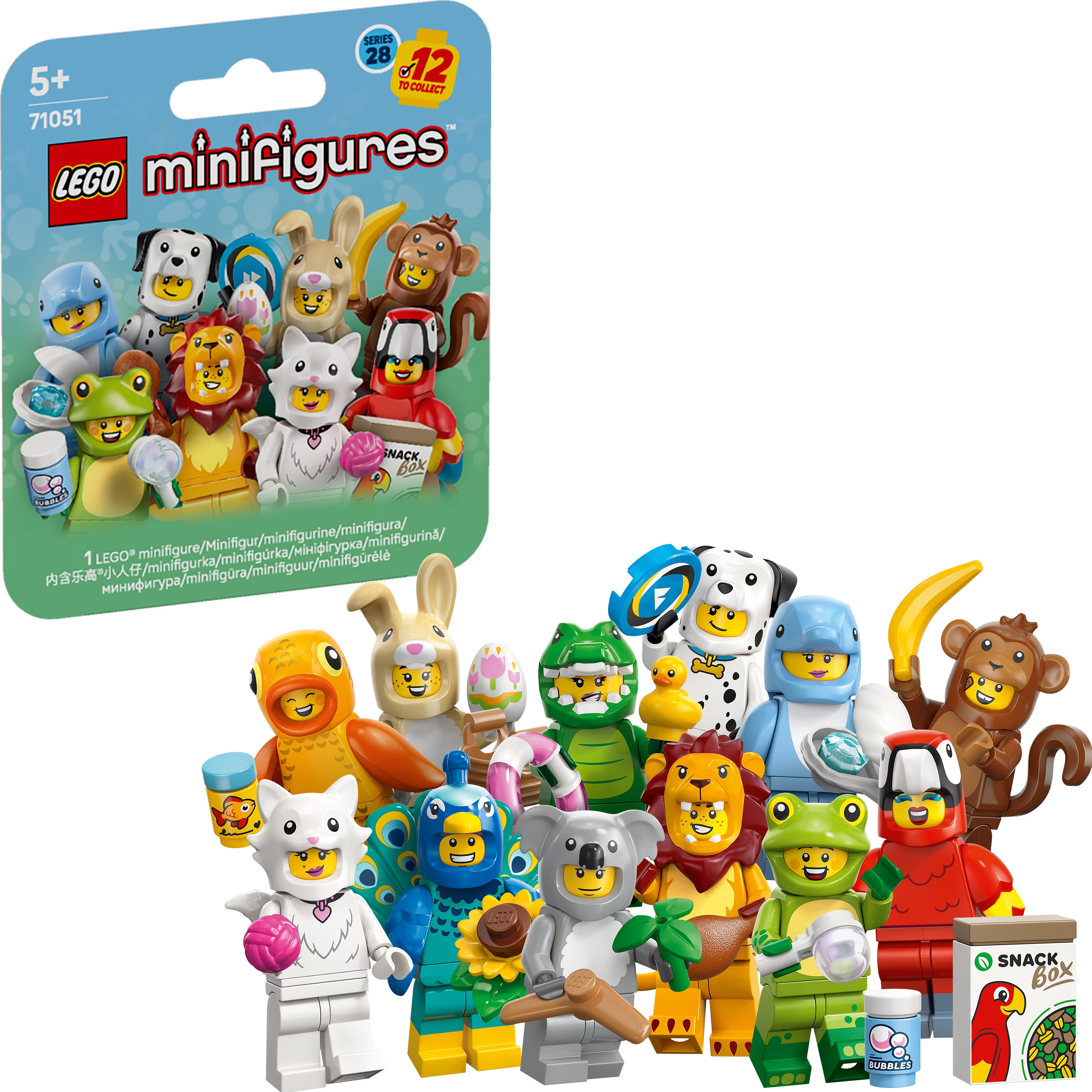 LEGO Minifiguren 71051 Tiere Serie 28