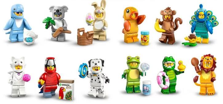 LEGO Minifiguren 71051 Tiere Serie 28