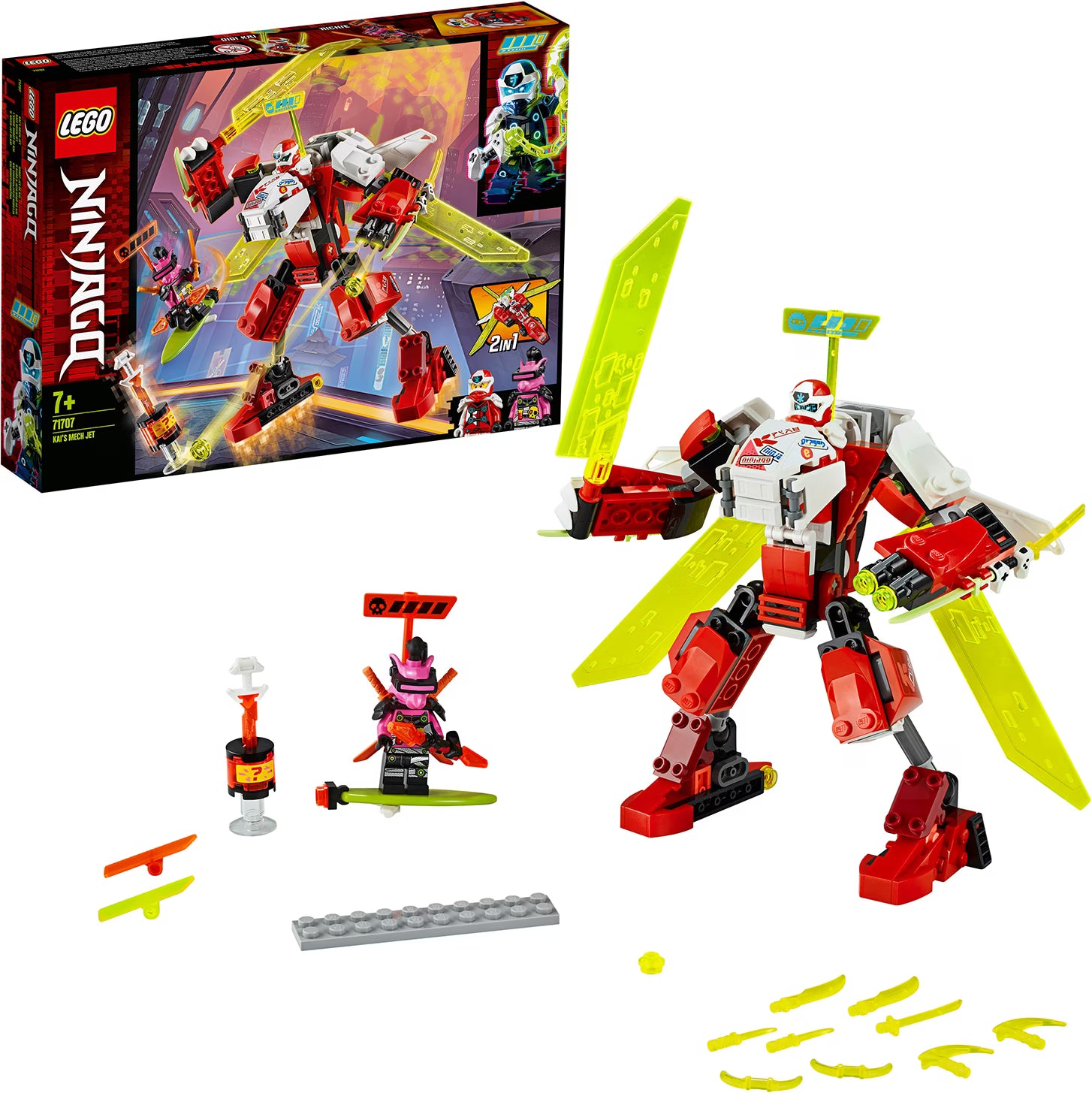LEGO NINJAGO® 71707 Kais Mech Jet
