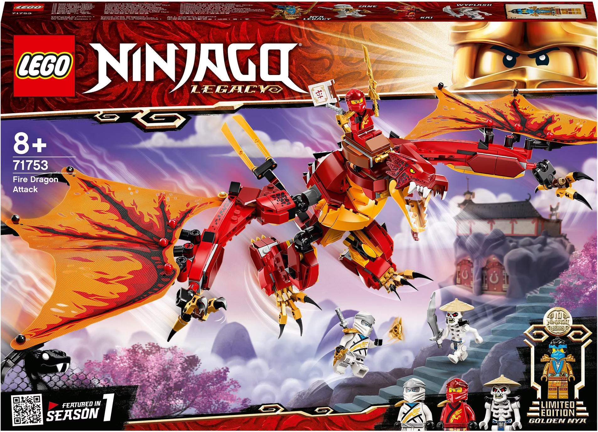LEGO NINJAGO® 71753 Kais Feuerdrache