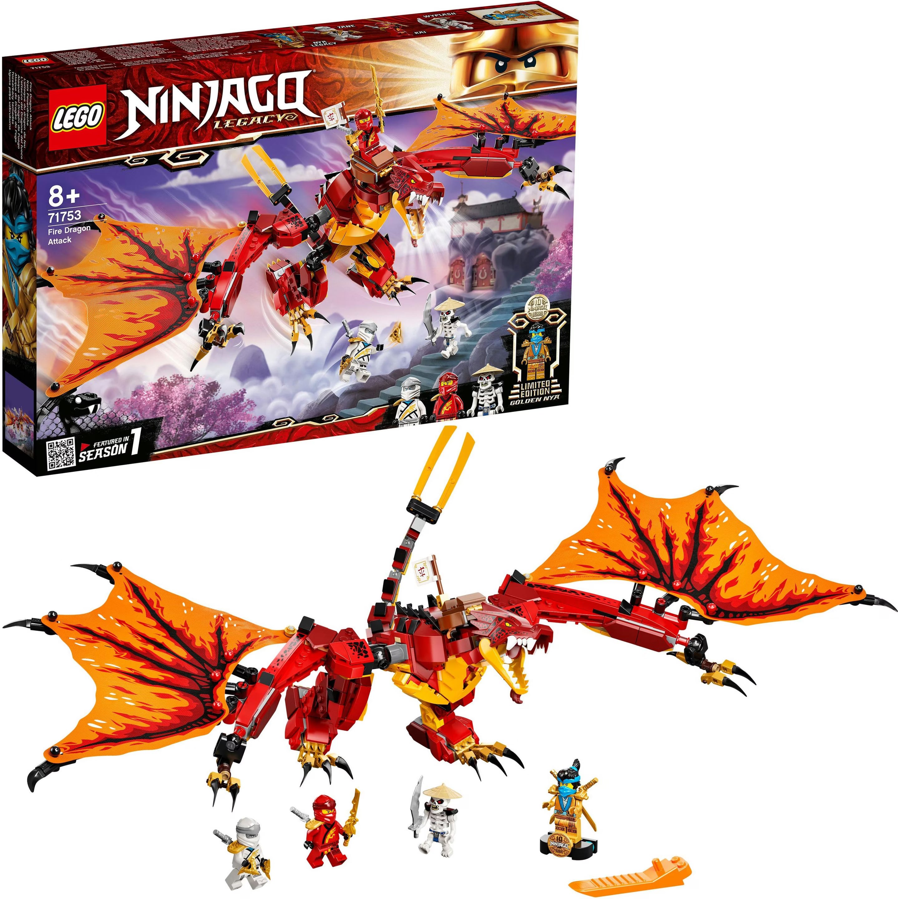 LEGO NINJAGO® 71753 Kais Feuerdrache