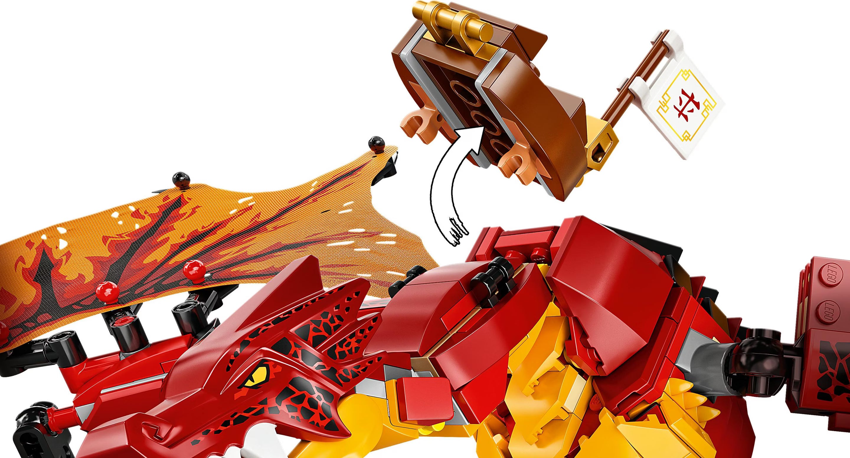 LEGO NINJAGO® 71753 Kais Feuerdrache