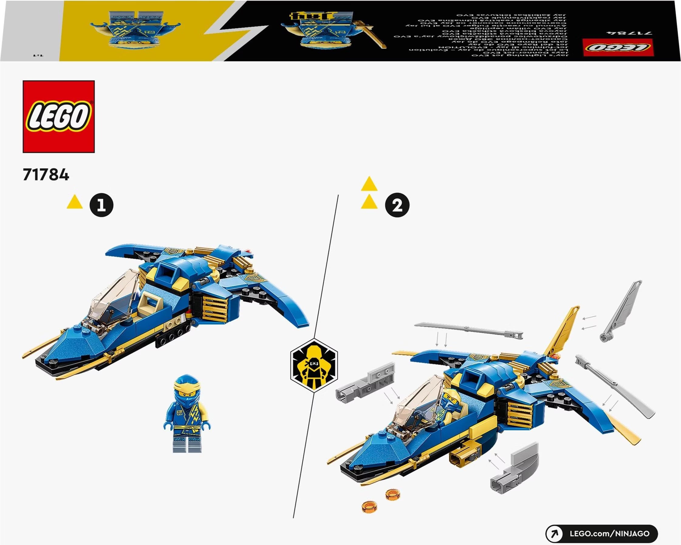 LEGO NINJAGO® 71784 Jays Donner-Jet EVO