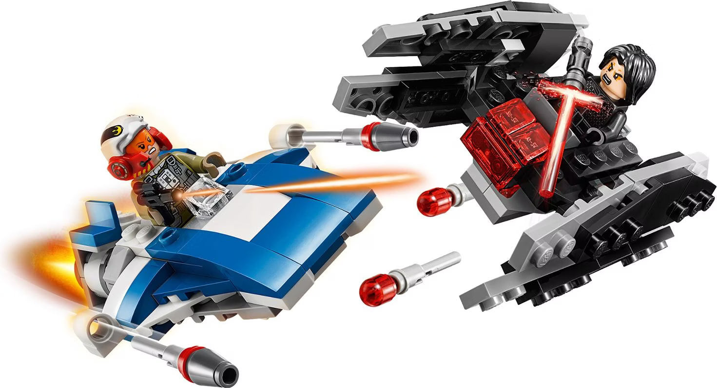 LEGO Star Wars™ 75196 A-Wing vs. TIE Silencer Microfighters