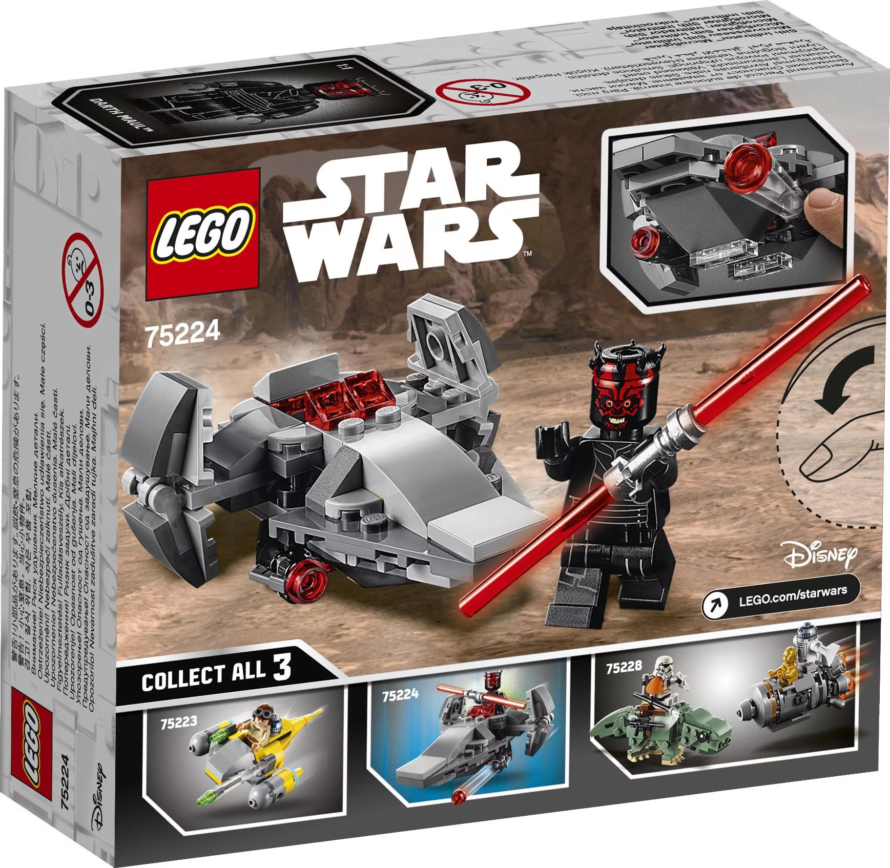 LEGO Star Wars™ 75224 Sith Infiltrator Microfighter