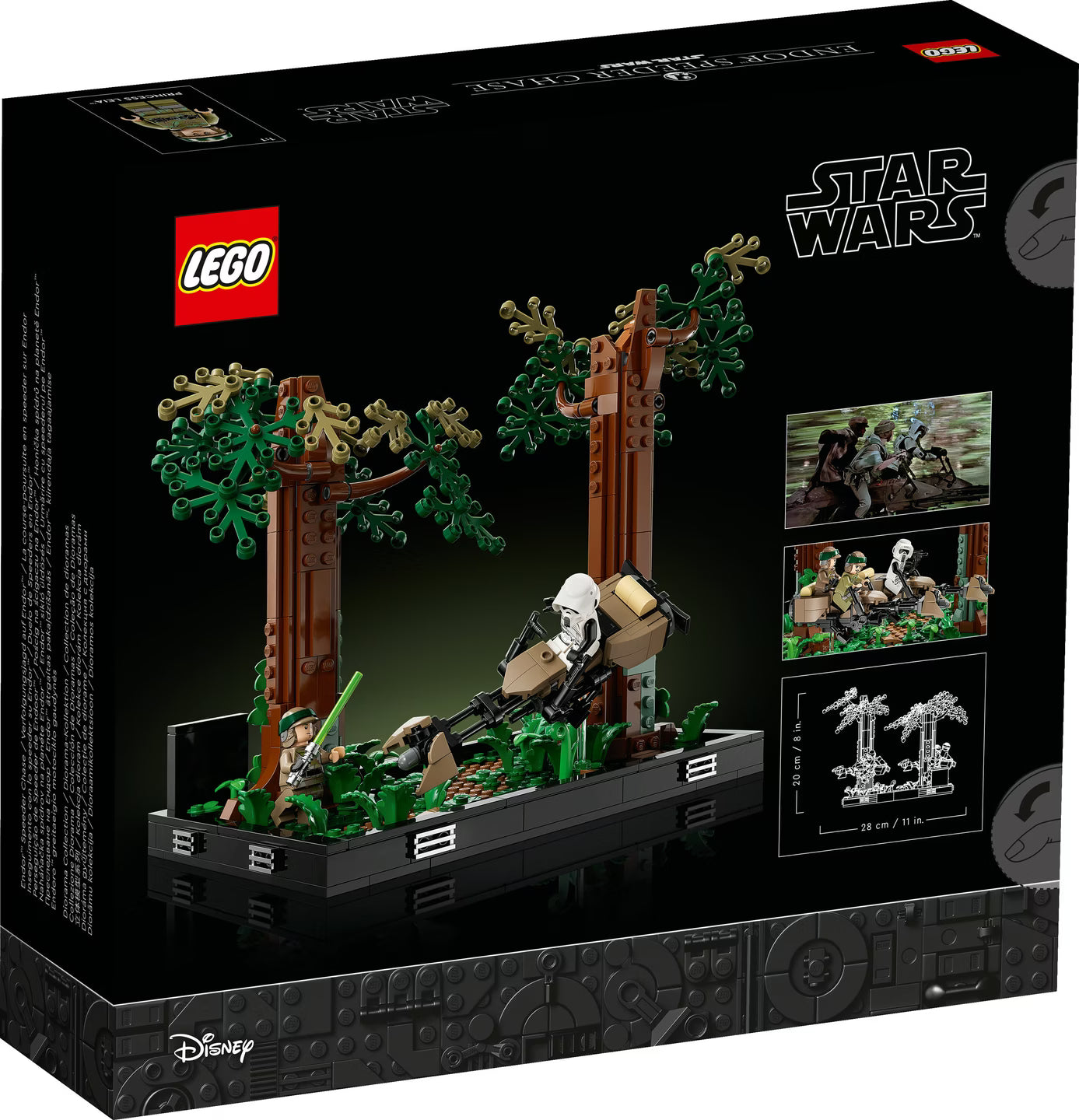 LEGO Star Wars™ 75353 Verfolgungsjagd auf Endor™ – Diorama