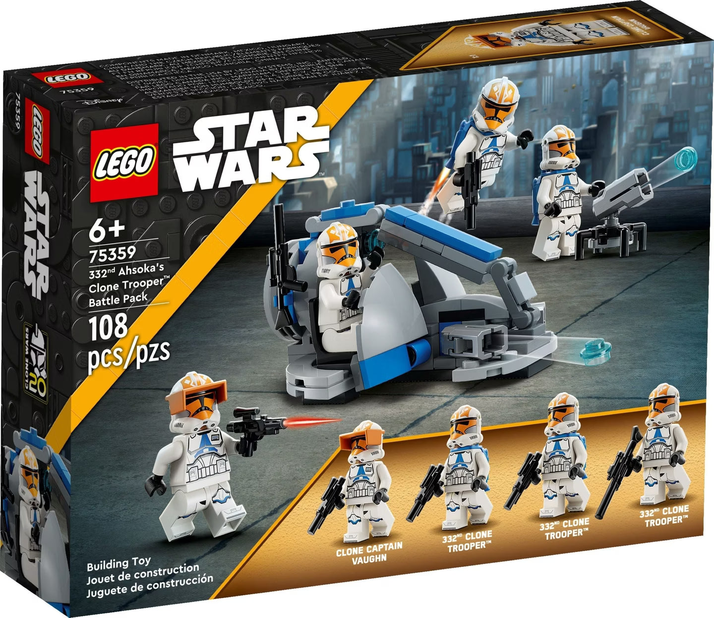 LEGO Star Wars™ 75359 Ahsokas Clone Trooper™ der 332. Kompanie – Battle Pack