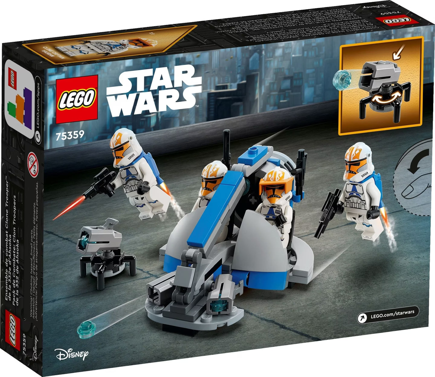 LEGO Star Wars™ 75359 Ahsokas Clone Trooper™ der 332. Kompanie – Battle Pack