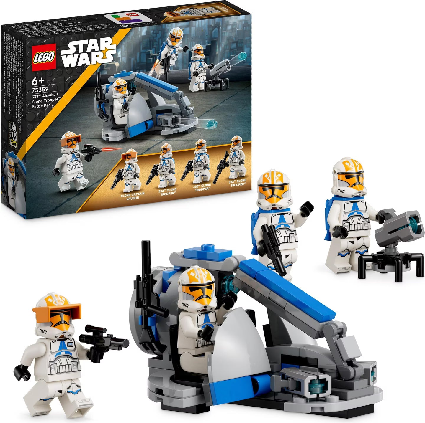 LEGO Star Wars™ 75359 Ahsokas Clone Trooper™ der 332. Kompanie – Battle Pack