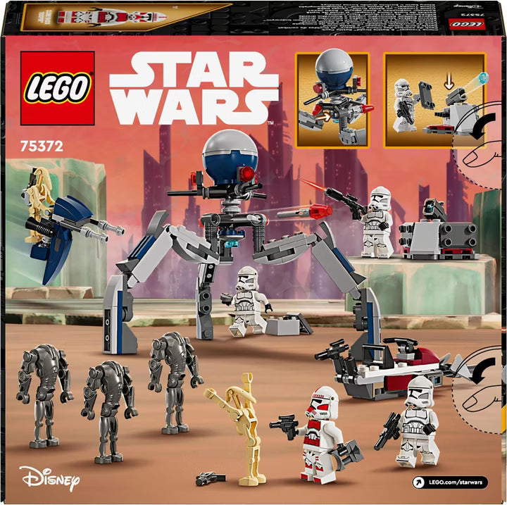 LEGO Star Wars™ 75372 Clone Trooper™ & Battle Droid™ Battle Pack