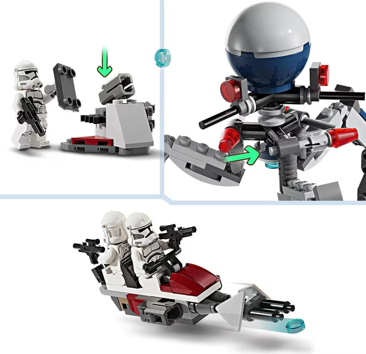 LEGO Star Wars™ 75372 Clone Trooper™ & Battle Droid™ Battle Pack