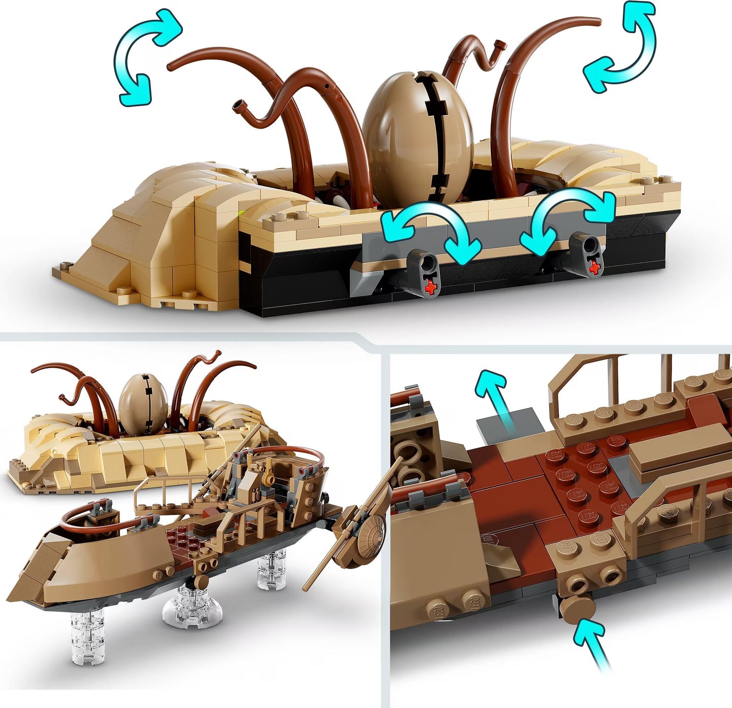LEGO Star Wars™ 75396 Wüsten-Skiff und Sarlacc-Grube