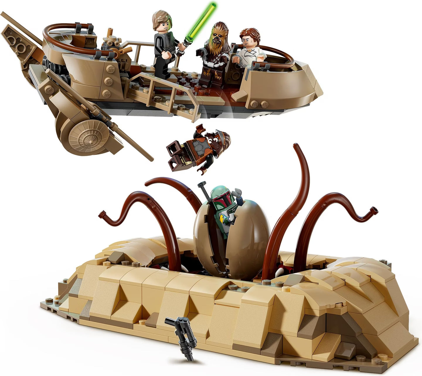 LEGO Star Wars™ 75396 Wüsten-Skiff und Sarlacc-Grube