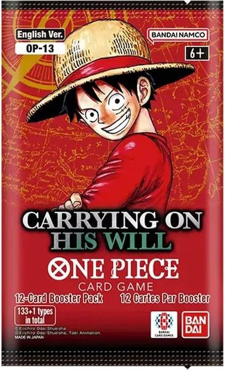 One Piece OP-13 Carrying On His Will - Booster - EN