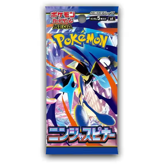Pokémon m4 - Ninja Spinner Booster Pack - JP
